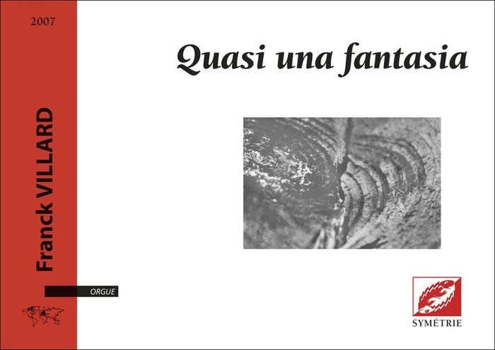 Couverture du livre « QUASI UNA FANTASIA - PARTITION POUR ORGUE » de Franck Villard, librairie Les Contes Infusés à Corte