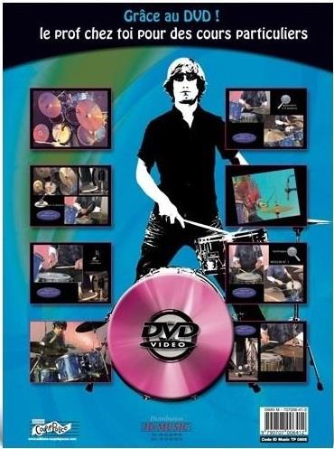 Quatrième de couverture de « METHODE TON PROF DE BATTERIE - AVEC DVD »