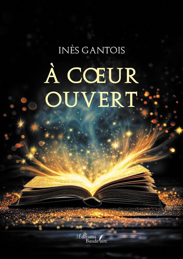 Couverture du livre « A COEUR OUVERT » de Ines Gantois, librairie Les Contes Infusés à Corte