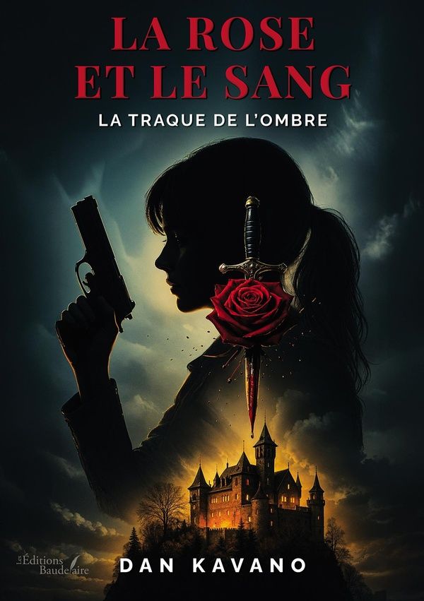 Couverture du livre « La rose et le sang : la traque de l'ombre » de Dan Kavano, librairie Les Contes Infusés à Corte