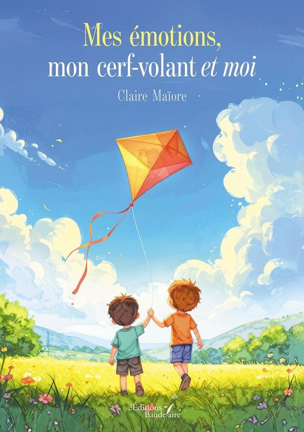 Couverture du livre « Mes émotions, mon cerf-volant et moi » de Claire Maïore, librairie Les Contes Infusés à Corte