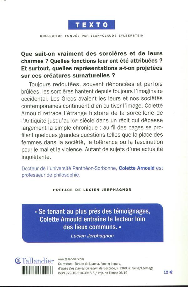Quatrième de couverture de « HISTOIRE DE LA SORCELLERIE »