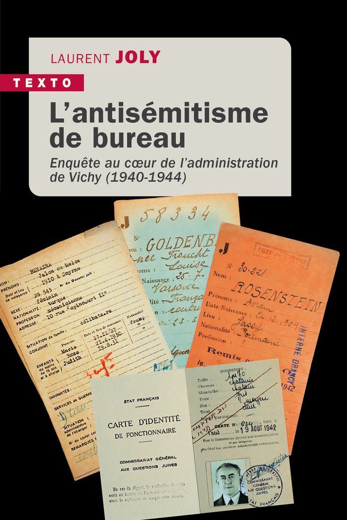 Couverture du livre « L'antisémitisme de bureau : enquête au coeur de l'administration de Vichy, 1940-1944 », librairie Les Contes Infusés à Corte