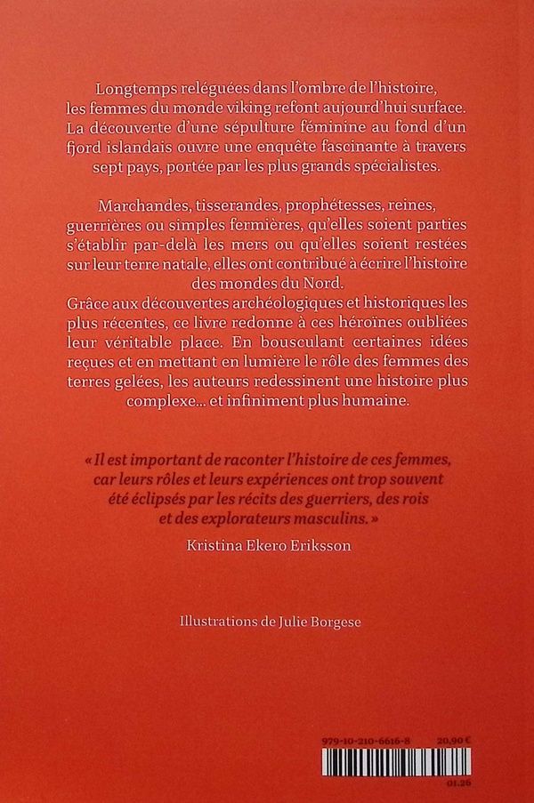 Quatrième de couverture de « Vikings : enquête sur les femmes des terres gelées »