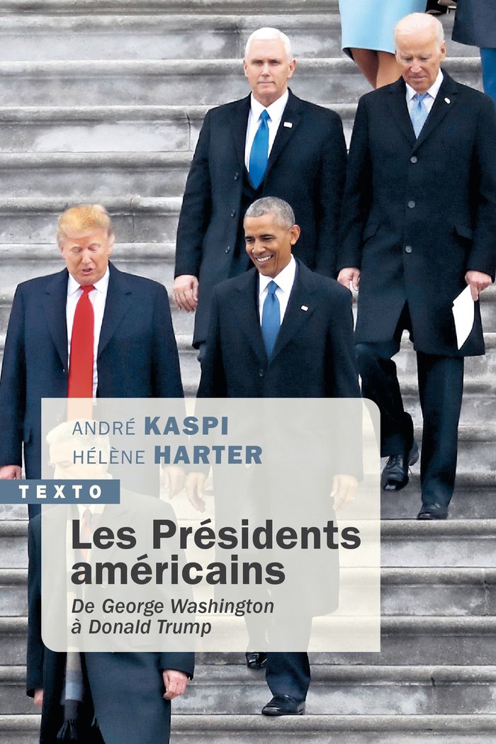Couverture du livre « Les présidents américains : de George Washington à Donald Trump » de André Kaspi, librairie Les Contes Infusés à Corte