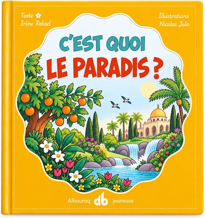 Couverture du livre « C'EST QUOI LE PARADIS? » de Rekad/julo, librairie Les Contes Infusés à Corte