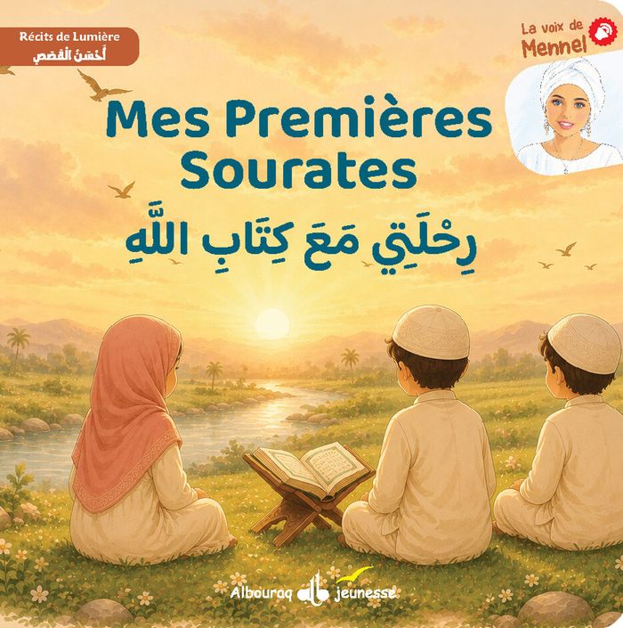 Couverture du livre « MES PREMIERES SOURATES - LIVRE SONORE » de Ibtissem/albouraq, librairie Les Contes Infusés à Corte
