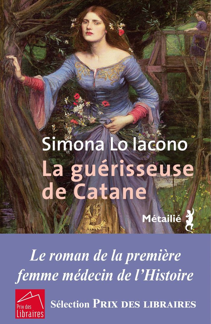 Couverture du livre « La guérisseuse de Catane » de Simona Lo Iacono, librairie Les Contes Infusés à Corte