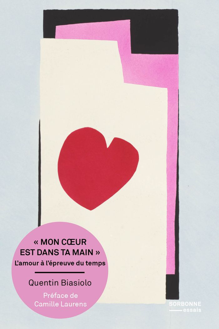 Couverture du livre « Mon coeur est dans ta main : l'amour à l'épreuve du temps » de Quentin Biasiolo, librairie Les Contes Infusés à Corte