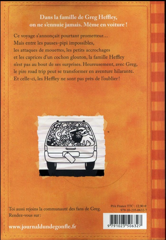 Quatrième de couverture de « JOURNAL D'UN DEGONFLE - TOME 9 - UN LOOONG VOYAGE - JOURNAL D'UN DEGONFLE, TOME 9 »