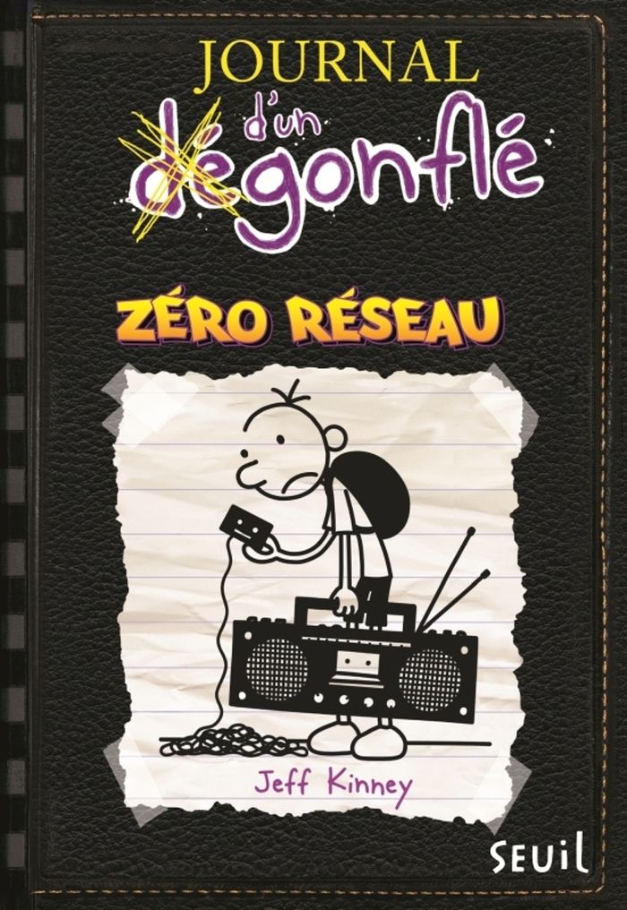 Couverture du livre « JOURNAL D'UN DEGONFLE - TOME 10 - ZERO RESEAU - JOURNAL D'UN DEGONFLE, TOME 10 », librairie Les Contes Infusés à Corte