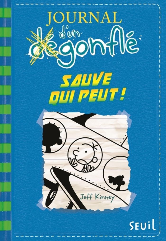 Couverture du livre « Sauve qui peut ! » de Jeff Kinney, librairie Les Contes Infusés à Corte
