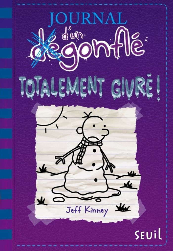 Couverture du livre « JOURNAL D'UN DEGONFLE - TOME 13 - TOTALEMENT GIVRE - JOURNAL D'UN DEGONFLE, TOME 13 », librairie Les Contes Infusés à Corte