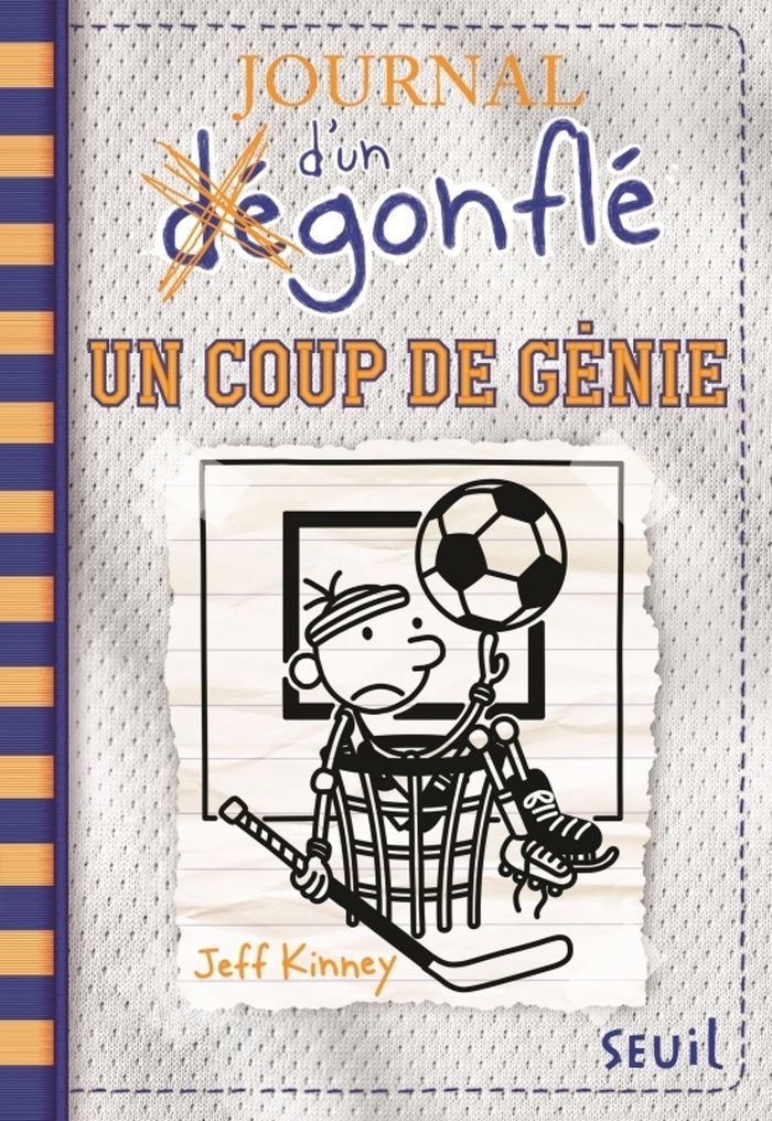 Couverture du livre « JOURNAL D'UN DEGONFLE - TOME 16 - UN COUP DE GENIE - JOURNAL D'UN DEGONFLE, TOME 16 », librairie Les Contes Infusés à Corte