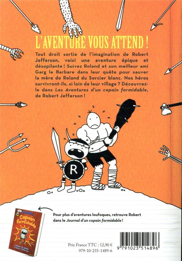 Quatrième de couverture de « Les aventures d'un copain formidable »