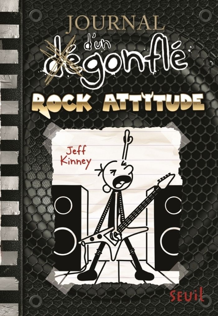 Couverture du livre « JOURNAL D'UN DEGONFLE - TOME 17 - ROCK ATTITUDE - JOURNAL D'UN DEGONFLE, TOME 17 », librairie Les Contes Infusés à Corte