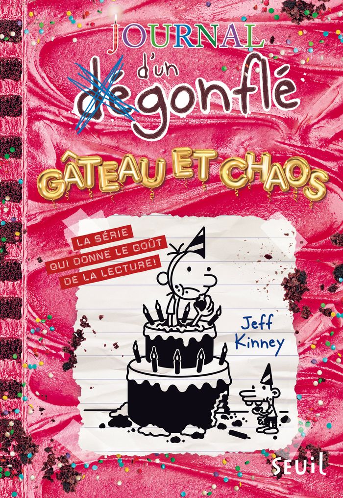 Couverture du livre « JOURNAL D'UN DEGONFLE - TOME 20 - GATEAU ET CHAOS - JOURNAL D'UN DEGONFLE, TOME 20 », librairie Les Contes Infusés à Corte