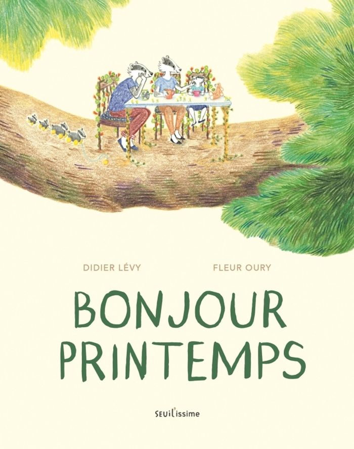 Couverture du livre « Bonjour printemps » de Didier Lévy, librairie Les Contes Infusés à Corte