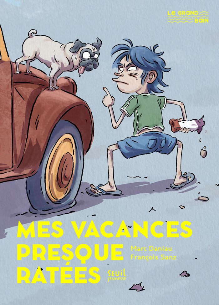 Couverture du livre « Mes vacances presque ratées », librairie Les Contes Infusés à Corte