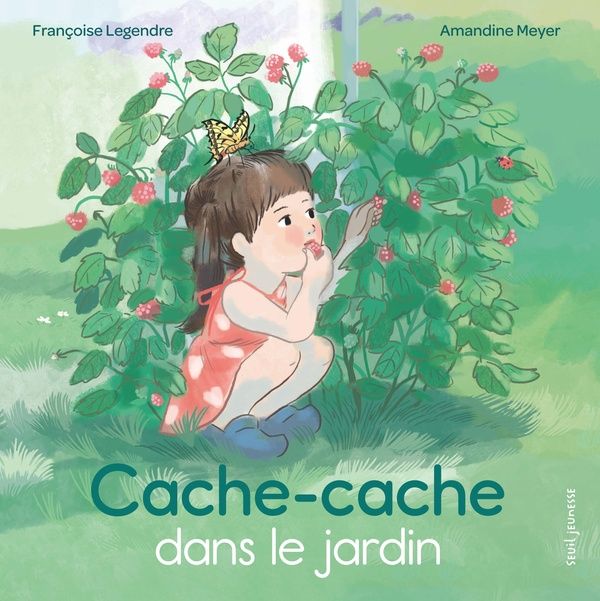 Couverture du livre « Cache-cache dans le jardin », librairie Les Contes Infusés à Corte
