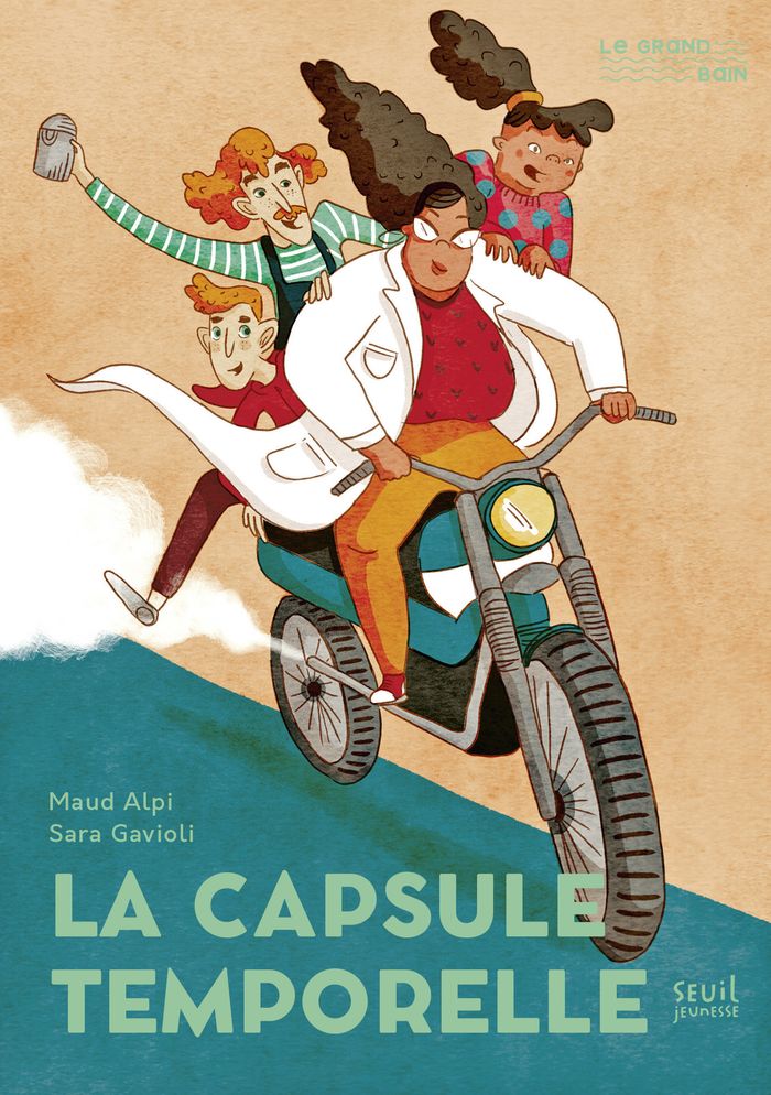 Couverture du livre « La capsule temporelle » de Maud Alpi, librairie Les Contes Infusés à Corte