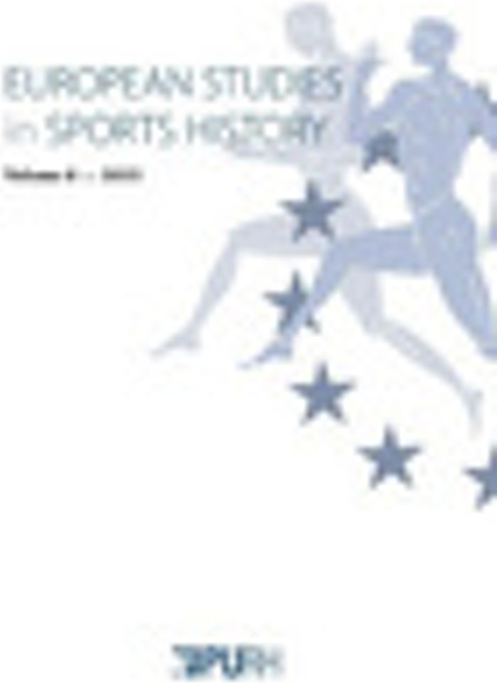 Couverture du livre « EUROPEAN STUDIES IN SPORTS HISTORY, VOLUME 8/2015 » de Divers Auteurs, librairie Les Contes Infusés à Corte