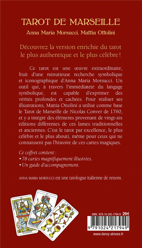 Quatrième de couverture de « TAROT DE MARSEILLE »
