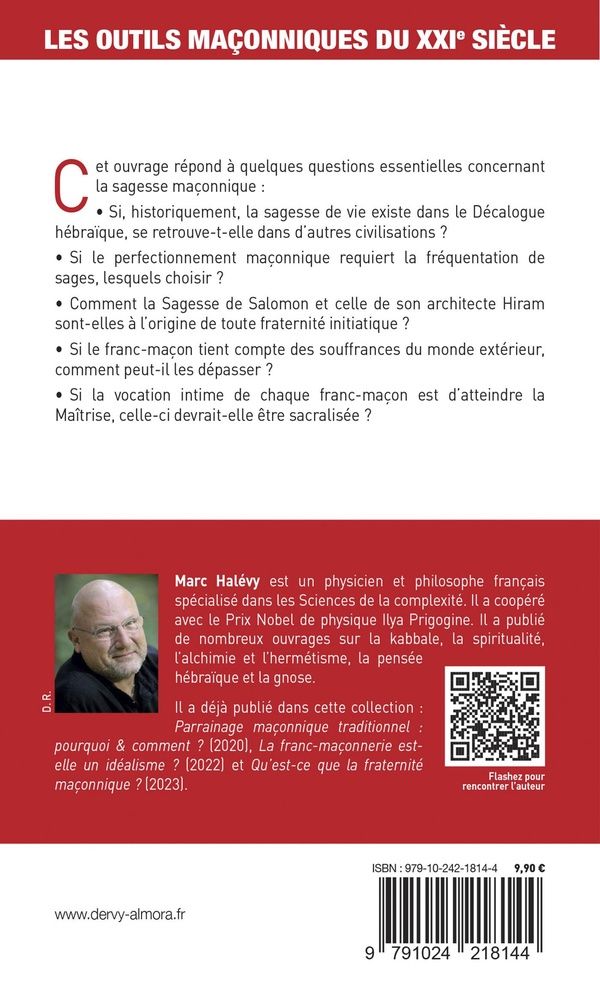 Quatrième de couverture de « La sagesse maçonnique existe-t-elle ? »