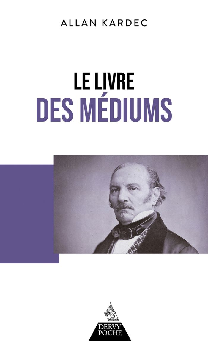 Couverture du livre « Le livre des médiums ou Guide des médiums et des évocateurs » de Allan Kardec, librairie Les Contes Infusés à Corte