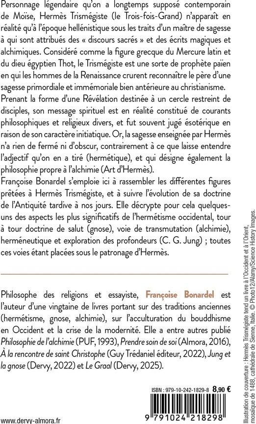 Quatrième de couverture de « La voie hermétique : introduction à la philosophie d'Hermès »