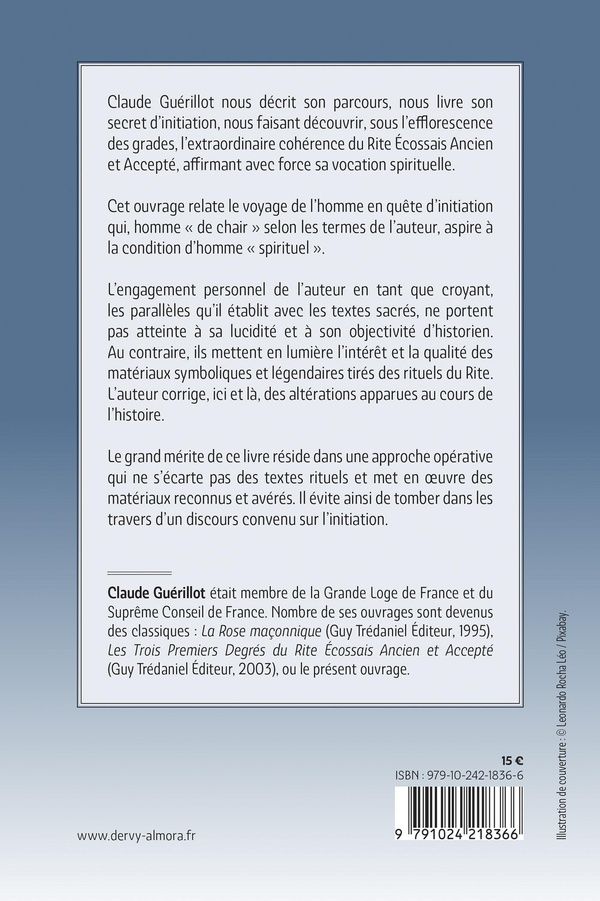 Quatrième de couverture de « Trois pas vers l'infini : l'initiation écossaise »