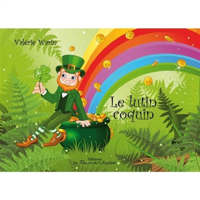 Couverture du livre « LE LUTIN COQUIN - DYS » de V. Warin, librairie Les Contes Infusés à Corte