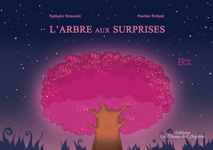 Couverture du livre « L'ARBRE AUX SURPRISES - BRAILLE » de Straseele/roland, librairie Les Contes Infusés à Corte