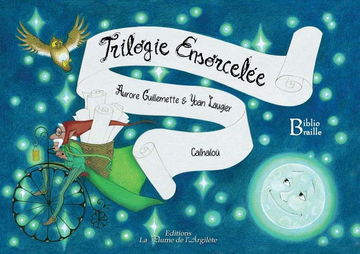 Couverture du livre « TRILOGIE ENSORCELEE - BRAILLE + CD », librairie Les Contes Infusés à Corte