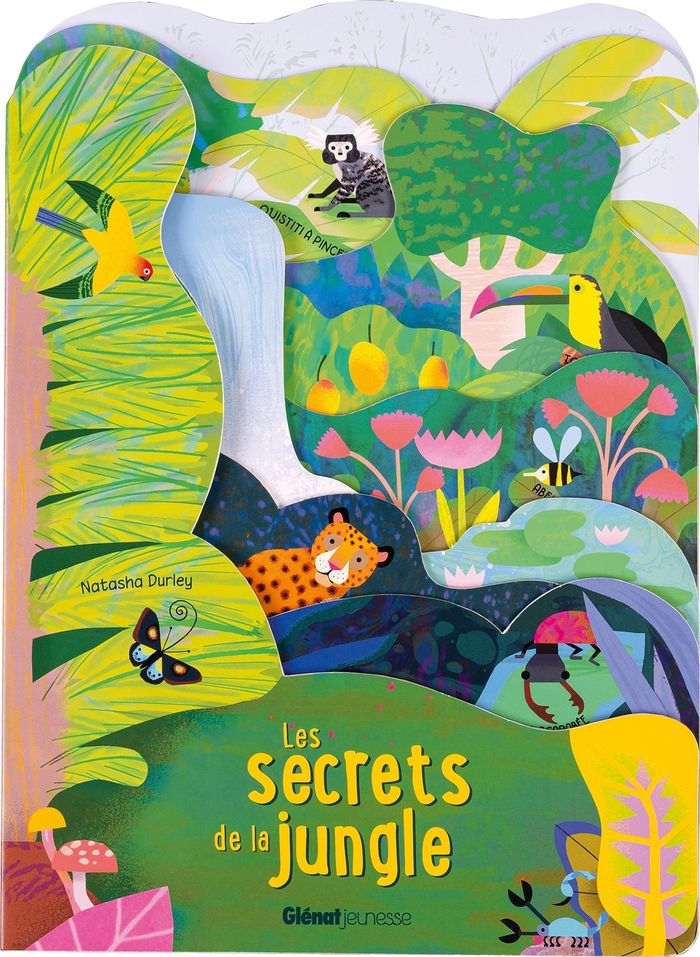 Couverture du livre « Les secrets de la jungle », librairie Les Contes Infusés à Corte