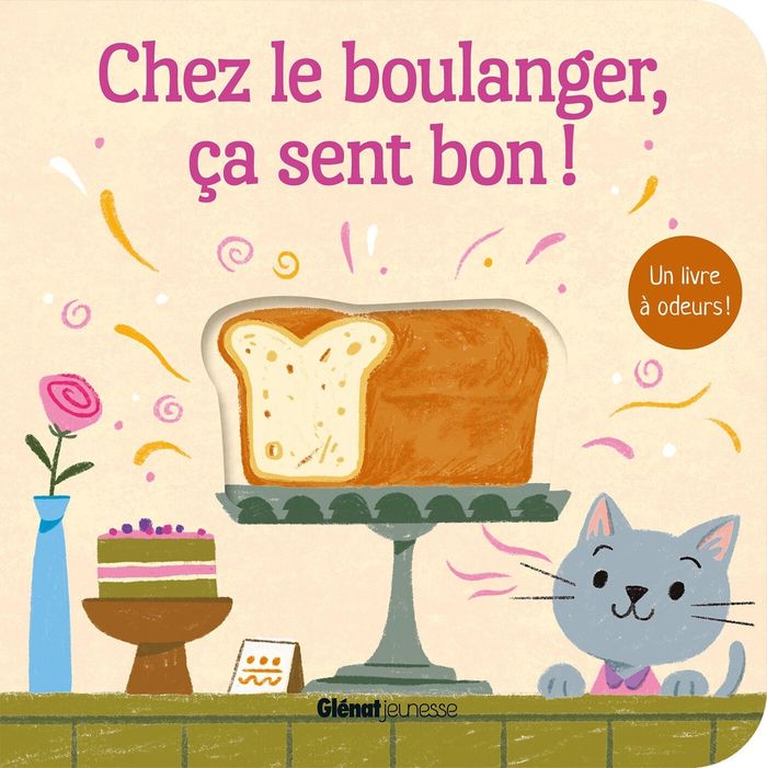 Couverture du livre « Chez le boulanger, ça sent bon ! », librairie Les Contes Infusés à Corte