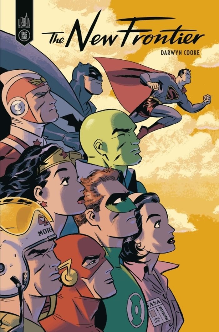 Couverture du livre « DC THE NEW FRONTIER- EDITION BLACK LABEL » de Cooke, librairie Les Contes Infusés à Corte