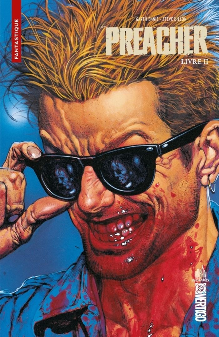 Couverture du livre « Preacher » de Garth Ennis, librairie Les Contes Infusés à Corte