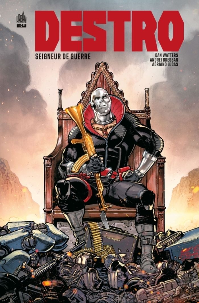 Couverture du livre « Destro : seigneur de guerre » de Dan Watters, librairie Les Contes Infusés à Corte