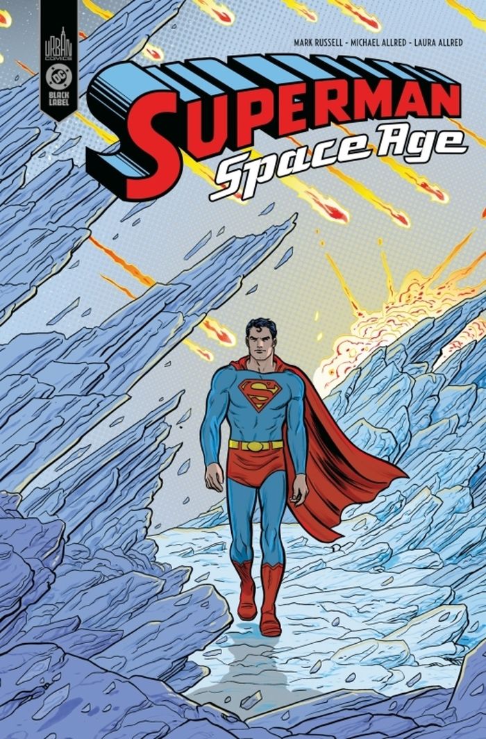 Couverture du livre « Superman : space age » de Mark Russell, librairie Les Contes Infusés à Corte