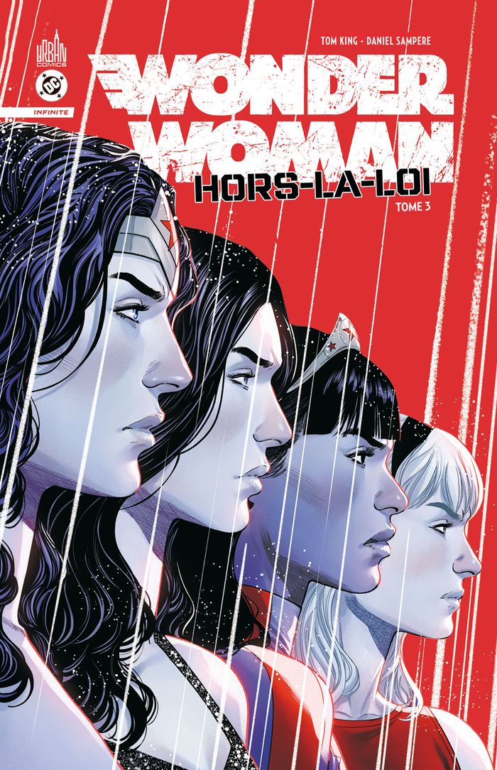 Couverture du livre « Wonder woman : hors-la-loi » de Tom King, librairie Les Contes Infusés à Corte