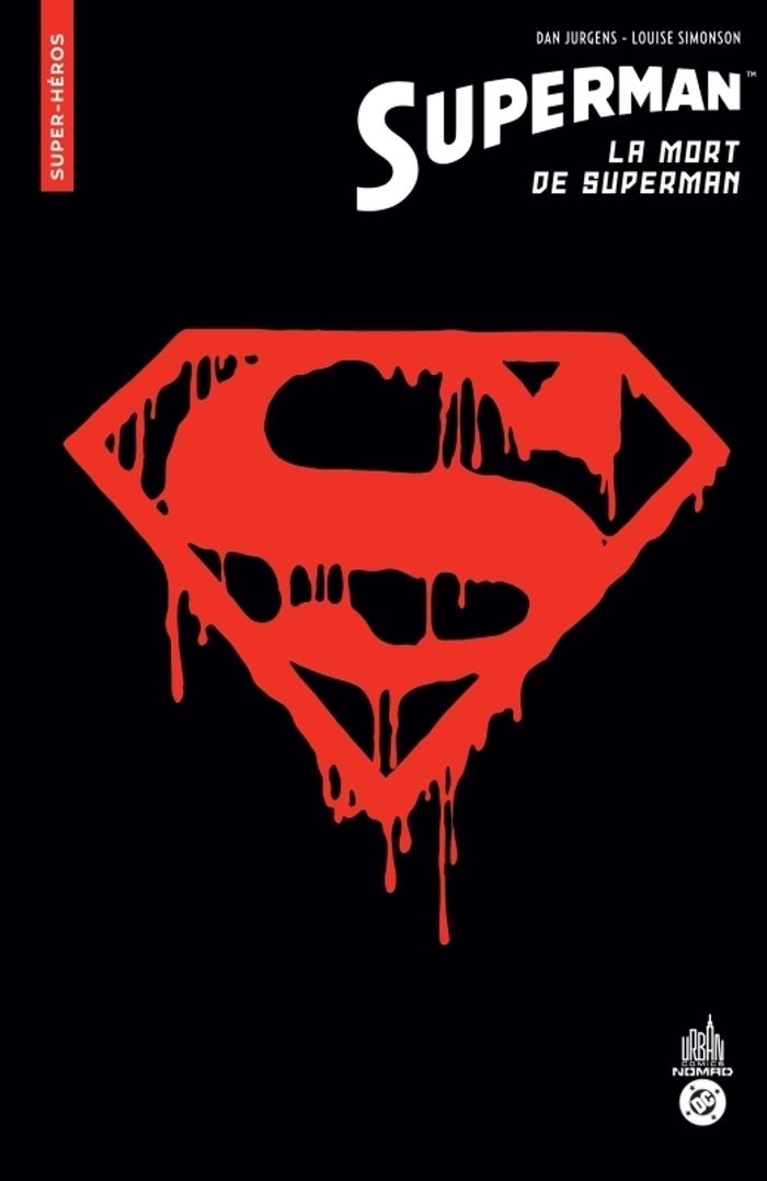 Couverture du livre « Superman : la mort de Superman » de scénario, librairie Les Contes Infusés à Corte