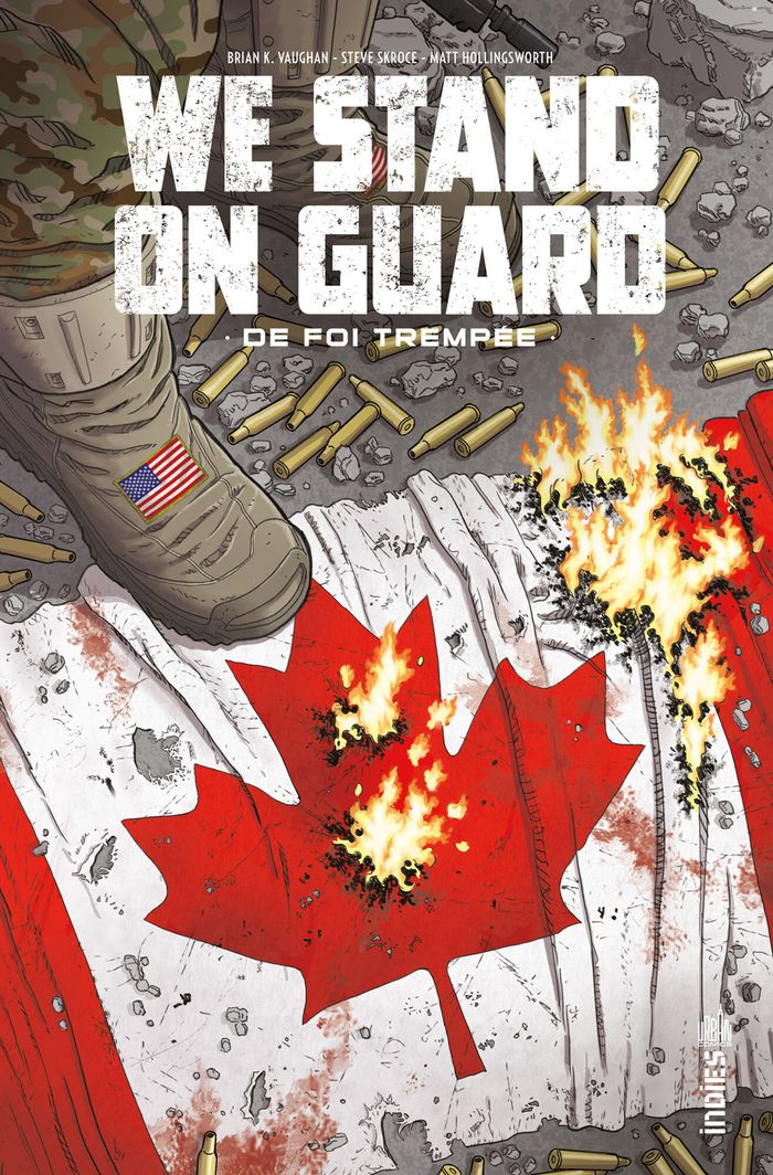 Couverture du livre « We stand on guard : de foi trempée » de Brian K. Vaughan, librairie Les Contes Infusés à Corte