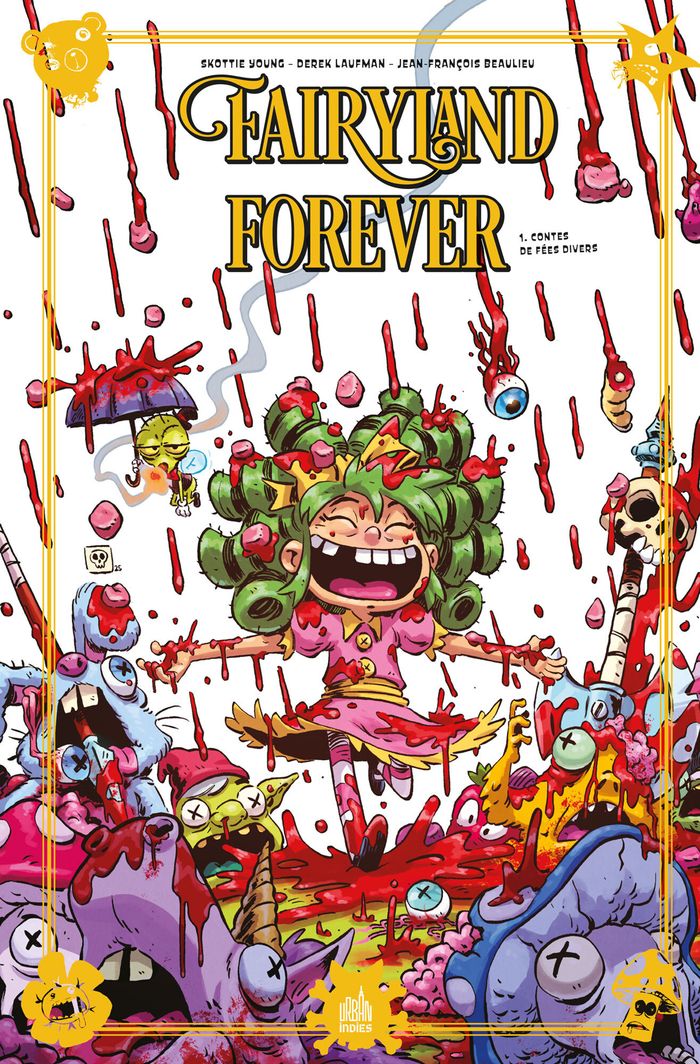 Couverture du livre « Contes de fées divers » de Skottie Young, librairie Les Contes Infusés à Corte