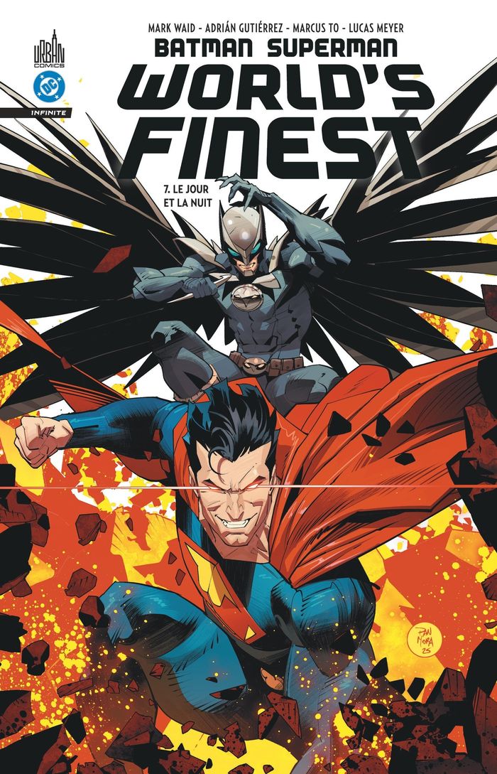 Couverture du livre « BATMAN SUPERMAN WORLD'S FINEST TOME 7 » de Waid/gutierrez, librairie Les Contes Infusés à Corte