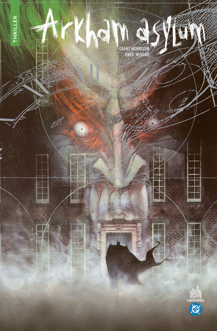 Couverture du livre « URBAN COMICS NOMAD : BATMAN ARKHAM ASYLUM » de Morrison/mckean, librairie Les Contes Infusés à Corte