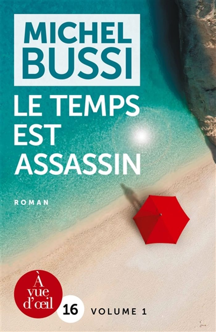 Couverture du livre « Le temps est assassin » de Michel Bussi, librairie Les Contes Infusés à Corte