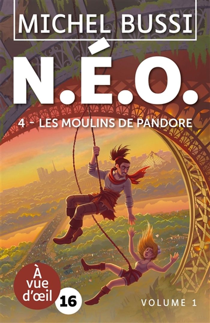 Couverture du livre « Les moulins de Pandore : roman » de Michel Bussi, librairie Les Contes Infusés à Corte