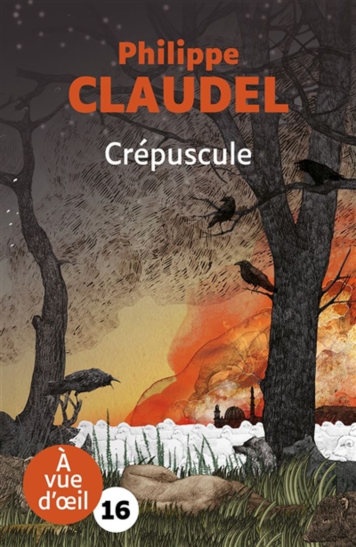 Couverture du livre « Crépuscule : roman » de Philippe Claudel, librairie Les Contes Infusés à Corte