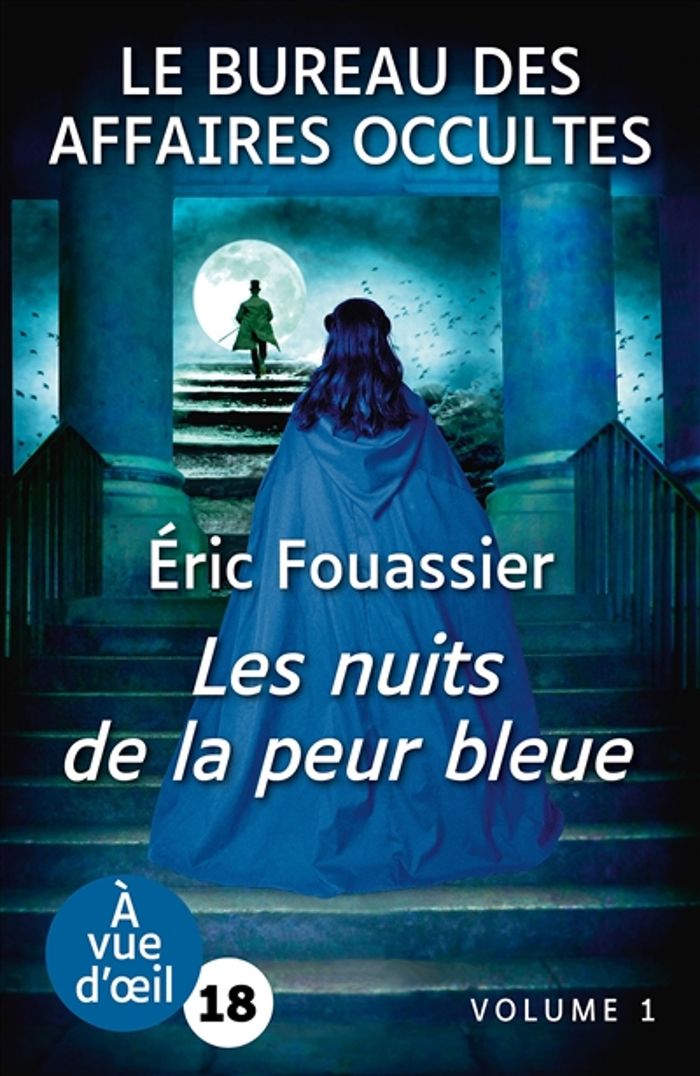 Couverture du livre « Les nuits de la peur bleue : le bureau des affaires occultes 3 » de Éric Fouassier, librairie Les Contes Infusés à Corte